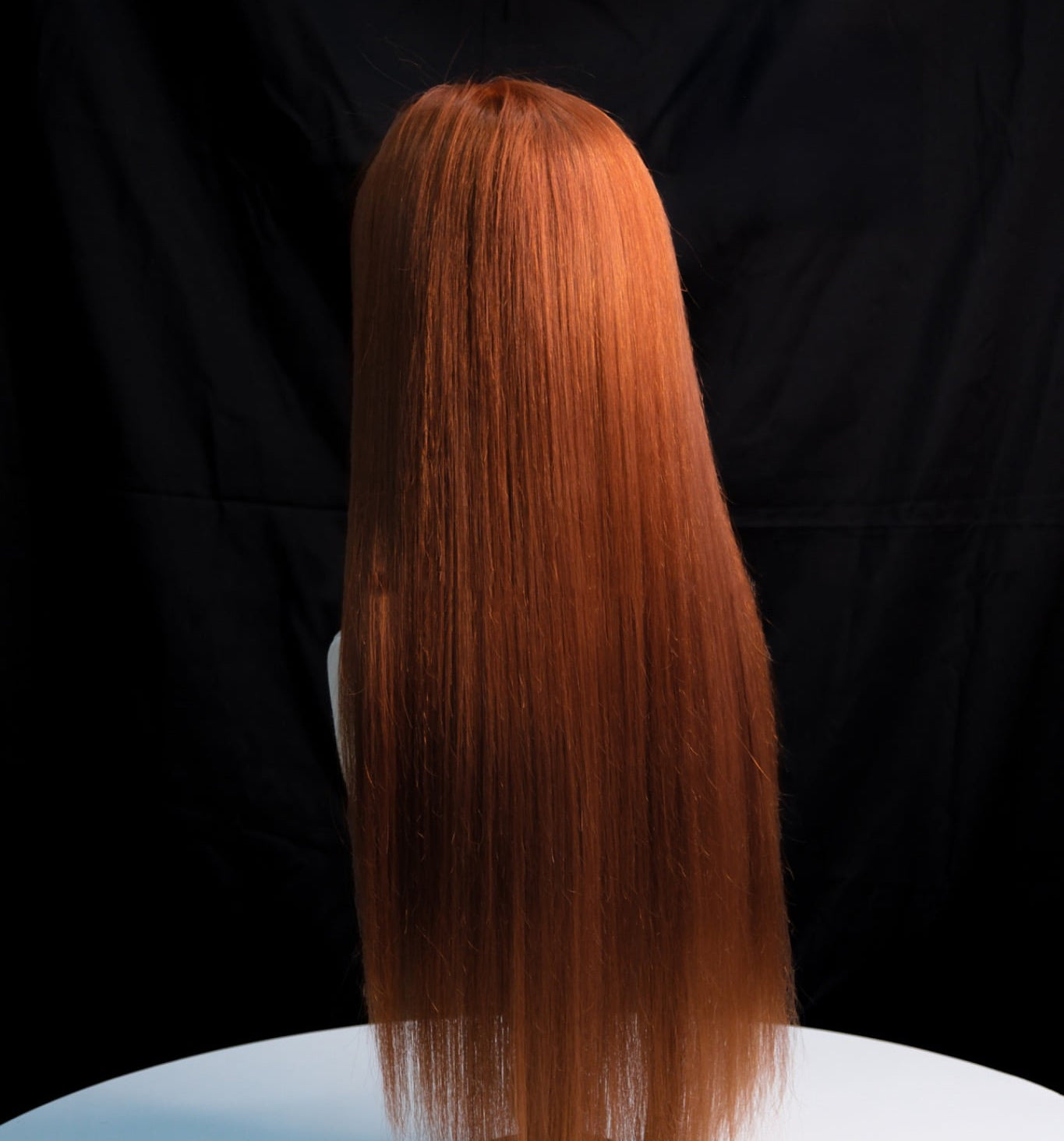 Real Human Hair Wig – HD Lace – Burnt Orange
