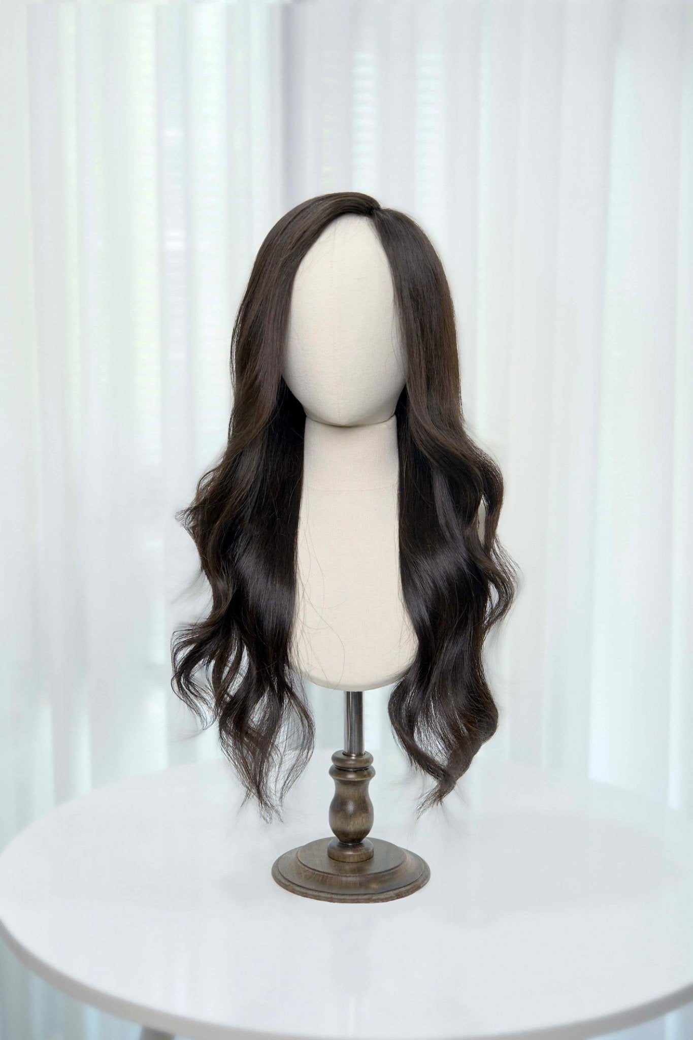 Premium 100% Human Hair Wig – MONO Silk-Top Scalp