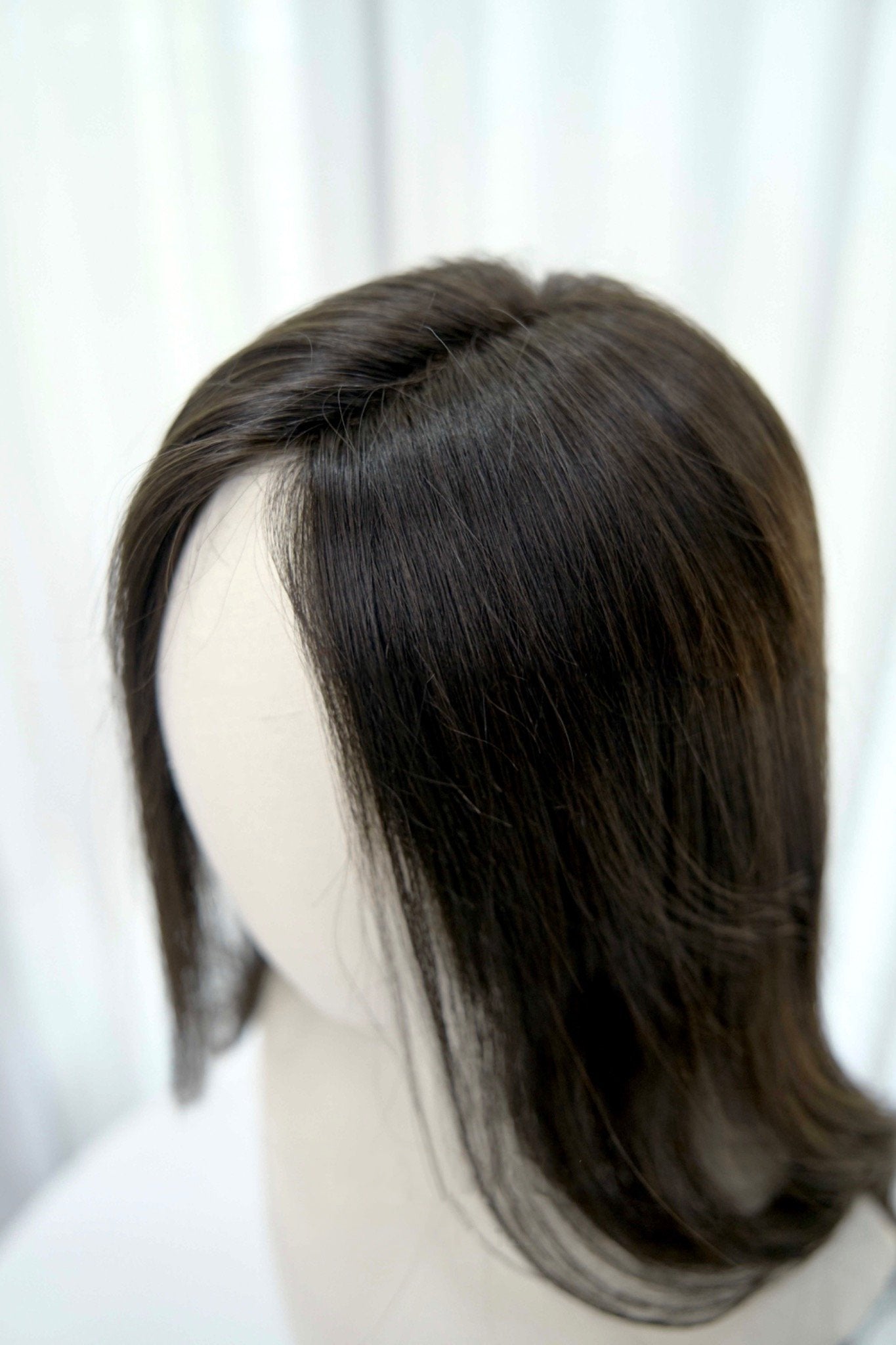 Premium 100% Human Hair Wig – MONO Silk-Top Scalp